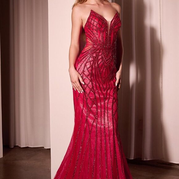 New formal dress.Prom party gala evening military ball,black,blue,green,red, - Picture 9 of 11